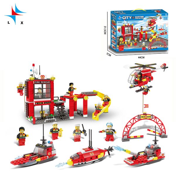 Конструктор City LX.A340 "Пожарная часть"