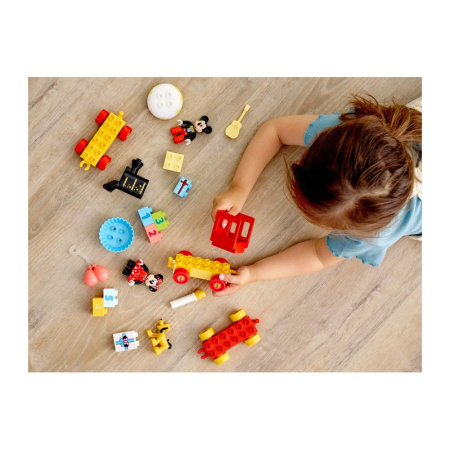 Конструктор Lego 10941 Duplo Праздничный поезд Микки и Минни