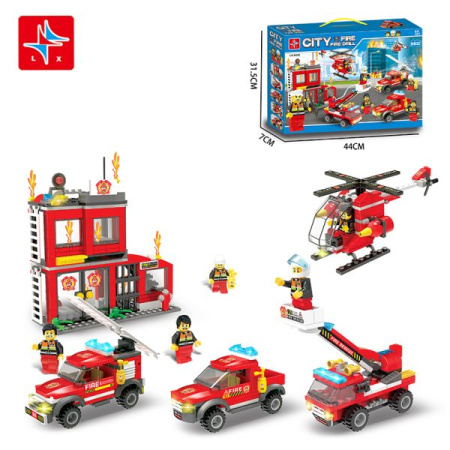 Конструктор City LX.A342 "Пожарная часть"