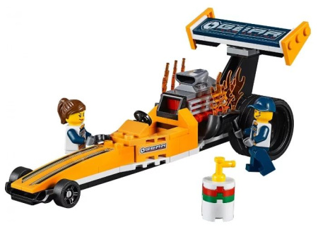 Конструктор Bela 10650 Грузовик для перевозки драгстера