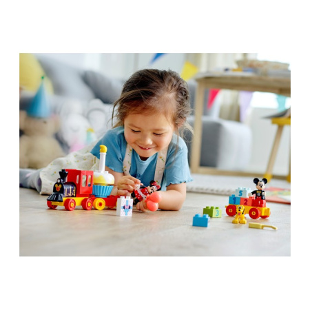 Конструктор Lego 10941 Duplo Праздничный поезд Микки и Минни