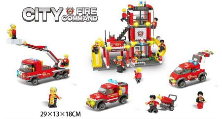 Конструктор City LX.A341 "Пожарная часть"