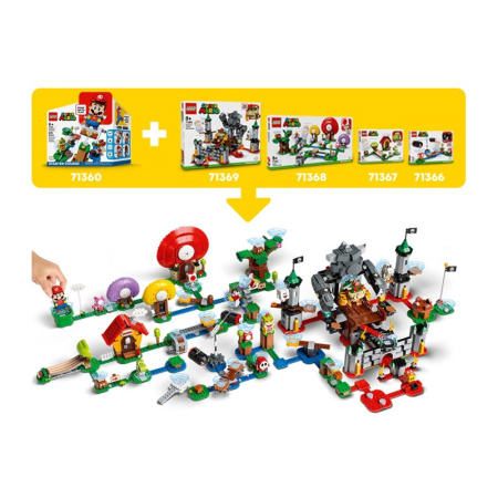 Конструктор Lego 71364 Super Неприятности в крепости Вомпа