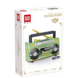 Конструктор Gao Misi 2111 - Винтажная магнитола радио