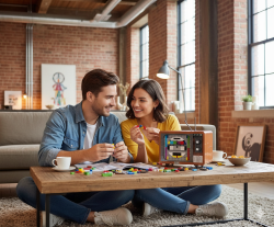 Конструктор Ретро Телевизор 662015 - Собери свой винтажный ТВ!