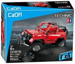 Конструктор Cada C51001W Джип "Воин бездорожья" на радиоуправлении (2 в 1)