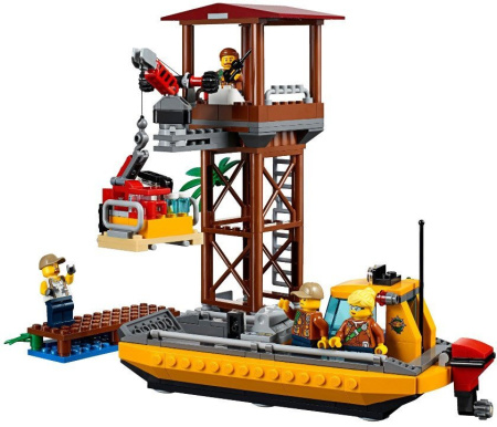 Конструктор Bela 10713 Вертолет для доставки грузов в джунгли