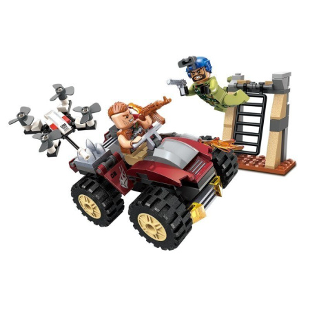 Конструктор Qman 3203 - Вооруженный джип