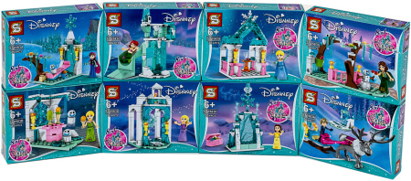 Конструктор SY 6583 Набор 8 в 1 Холодное сердце