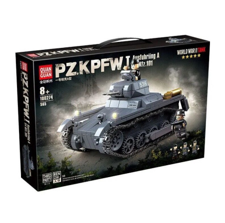 Конструктор Quan guan 100274 - немецкий танк Panzer 1 Type A