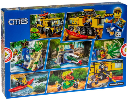 Конструктор Bela 10711 Передвижная лаборатория в джунглях