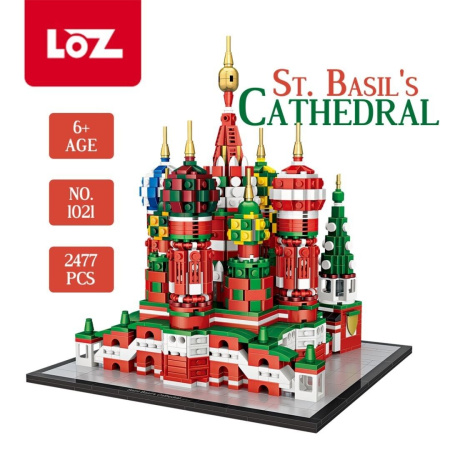 Конструктор Loz 1021 - Собор Василия Блаженного