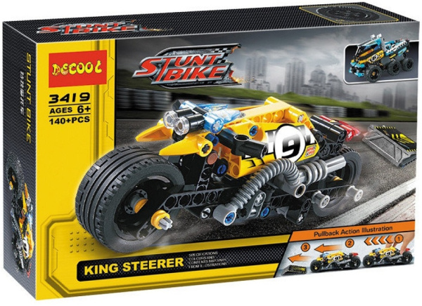 Конструктор Decool 3419 Мотоцикл