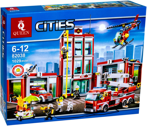 Конструктор Queen 82038 Пожарная часть