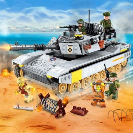 Конструктор Brick 1721 Боевой Танк
