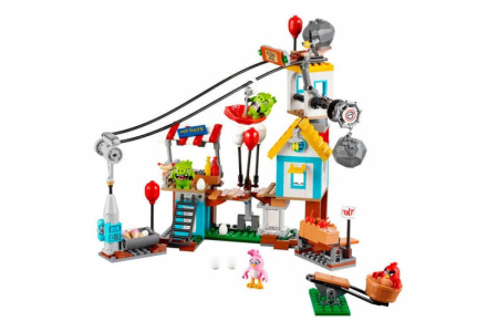 Конструктор BELA 10508 Разгром Свинограда ANGRY BIRDS