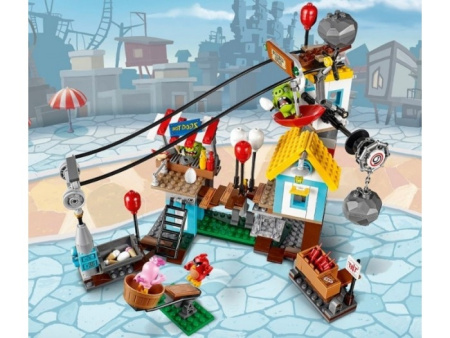 Конструктор BELA 10508 Разгром Свинограда ANGRY BIRDS