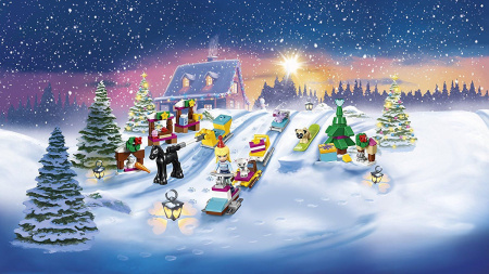 Конструктор Lepin 01041 Новогодний календарь