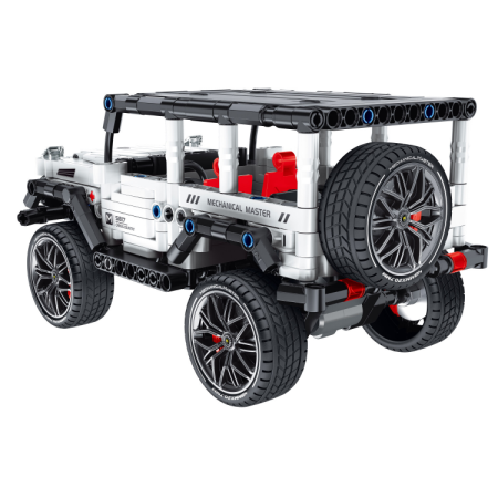 Конструктор QiHui 5817 - Белый внедорожник инерционный