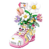 Конструктор Loz 1351 - Ботинок с цветами