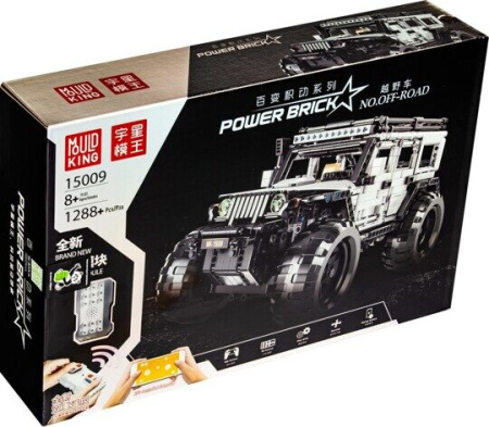 Конструктор Mould King 15009 - Jeep Wrangler-Expedition на радиоуправлении