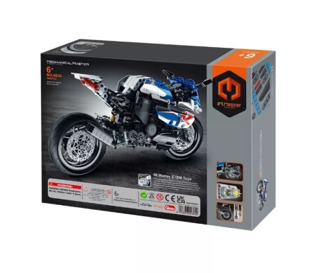 Конструктор iM.Master 6834 - Спортивный мотоцикл сине-белый