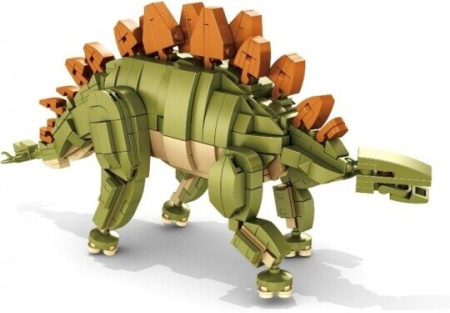 Конструктор Panlos Brick 612004 «Стегозавр и кости динозавра 2 в 1»