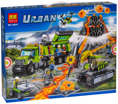 Конструктор Bela 10641 База исследователей вулканов