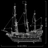 Конструктор 56003 Пиратский корабль капитана Джека Воробья