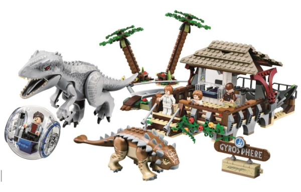 Конструктор 11580 Индоминус-рекс против анкилозавра