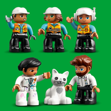 Конструктор Lego 10933 Duplo Башенный кран на стройке